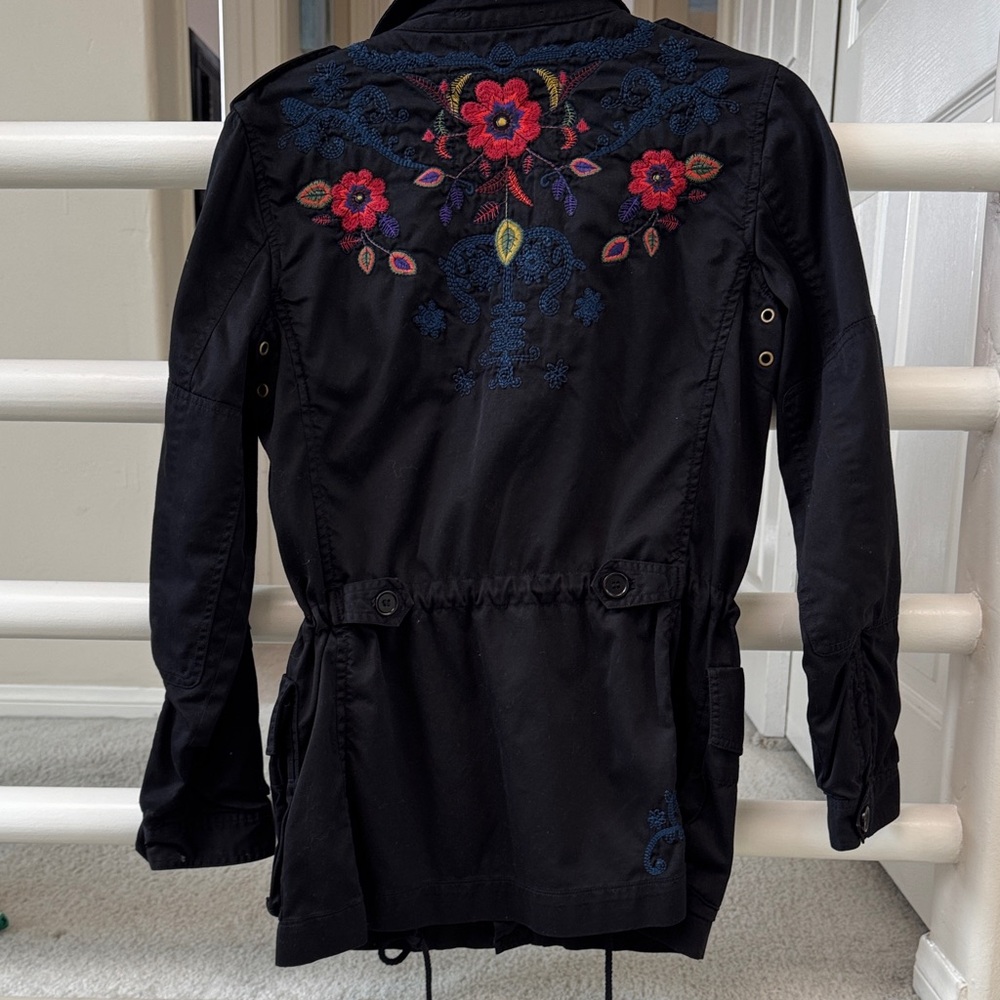 Johnny Was Midnight Black Field Jacket